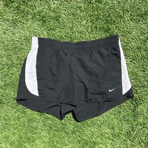 Black and White Nike Athletic Shorts